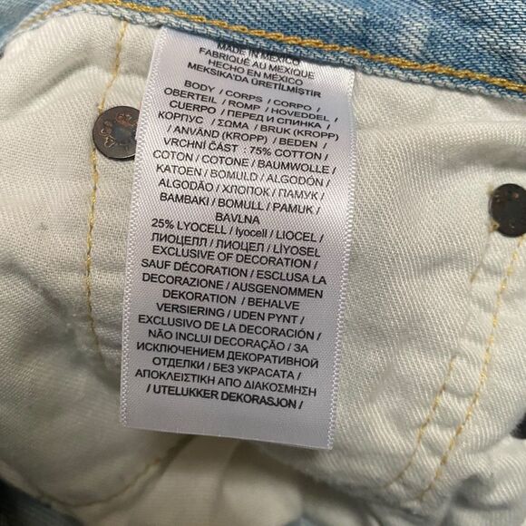 Polo Ralph Lauren Kipton Wash Patchwork Avery Boyfriend Jeans Womens size 28 New - Picture 8 of 11